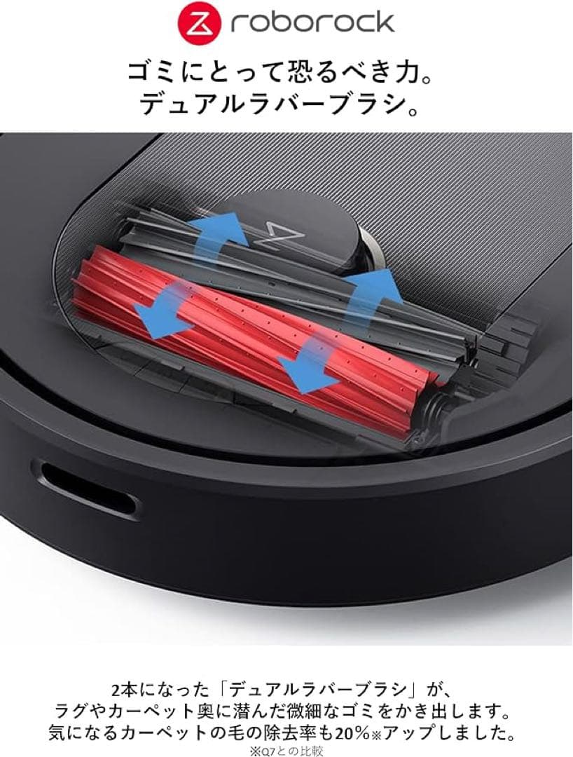 ✨ ロボロック Q5Pro+ 5500Pa 自動ゴミ収集 水拭き 強力吸引