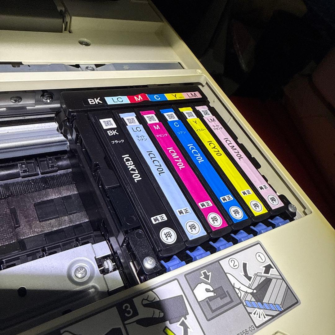 EPSON エプソン　EP-806AW ジャンク品　プリンター　ホワイト