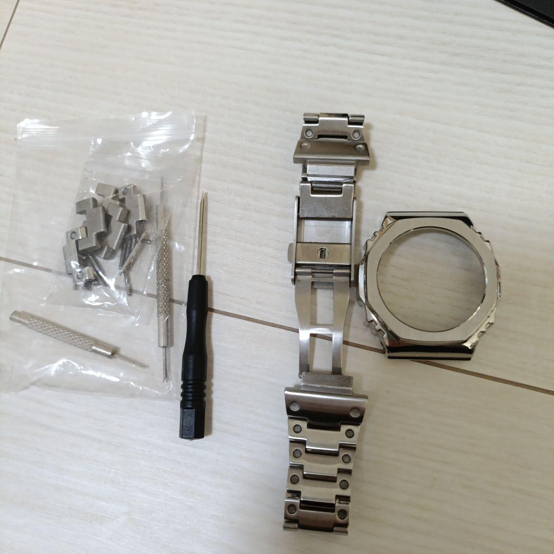 G-SHOCK GA-B2100 Bluetooth メタルバンド付き