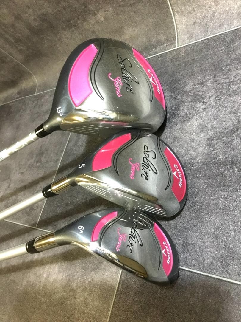 Callaway solaire ゴルフクラブセット 8本 練習場1度使用のみ