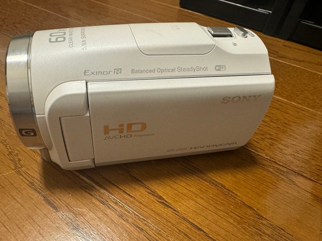 【極美品】SONY デジタルビデオカメラHDRCX680(W)