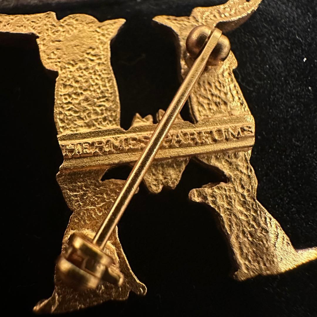 HERMES エルメス 動物 ヴィンテージ ブローチ