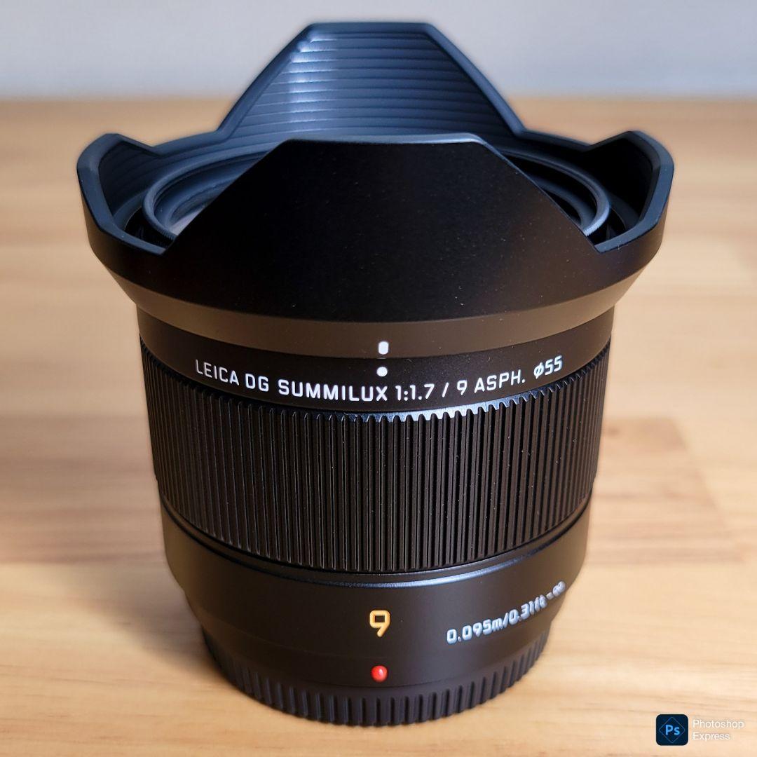 超美品 Lumix LEICA SUMMILUX 9mm F1.7 H-X09