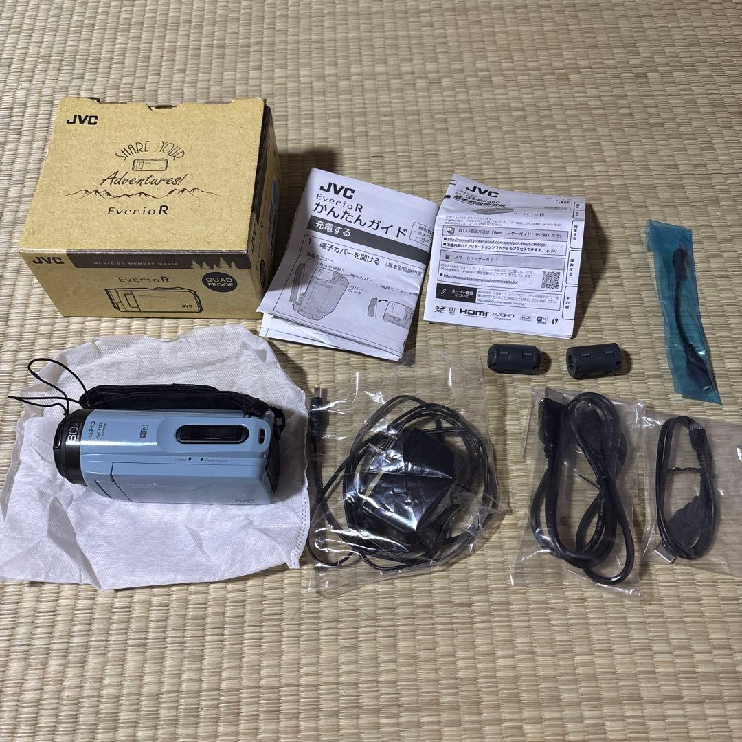 JVC Everio R GZ-RX680-A 防水 防塵 ビデオカメラ