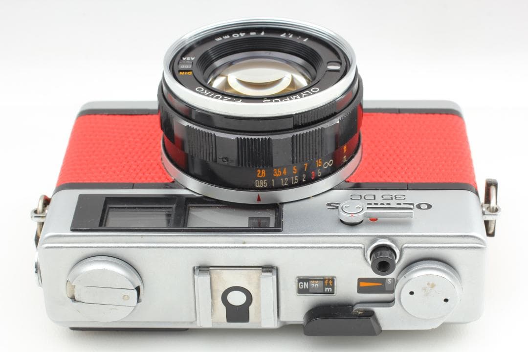 【整備済　美品】レッド オリンパス 35 DC レンジファインダー #1299