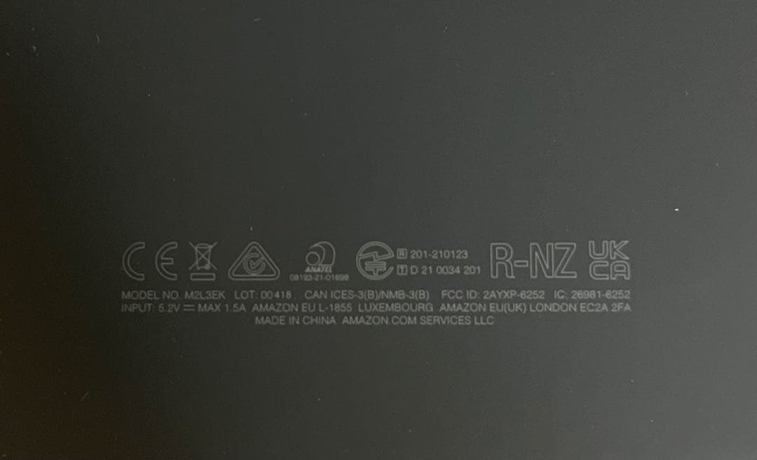 ほぼ新品★Kindle Paperwhite (第11世代) 広告なし ブラック