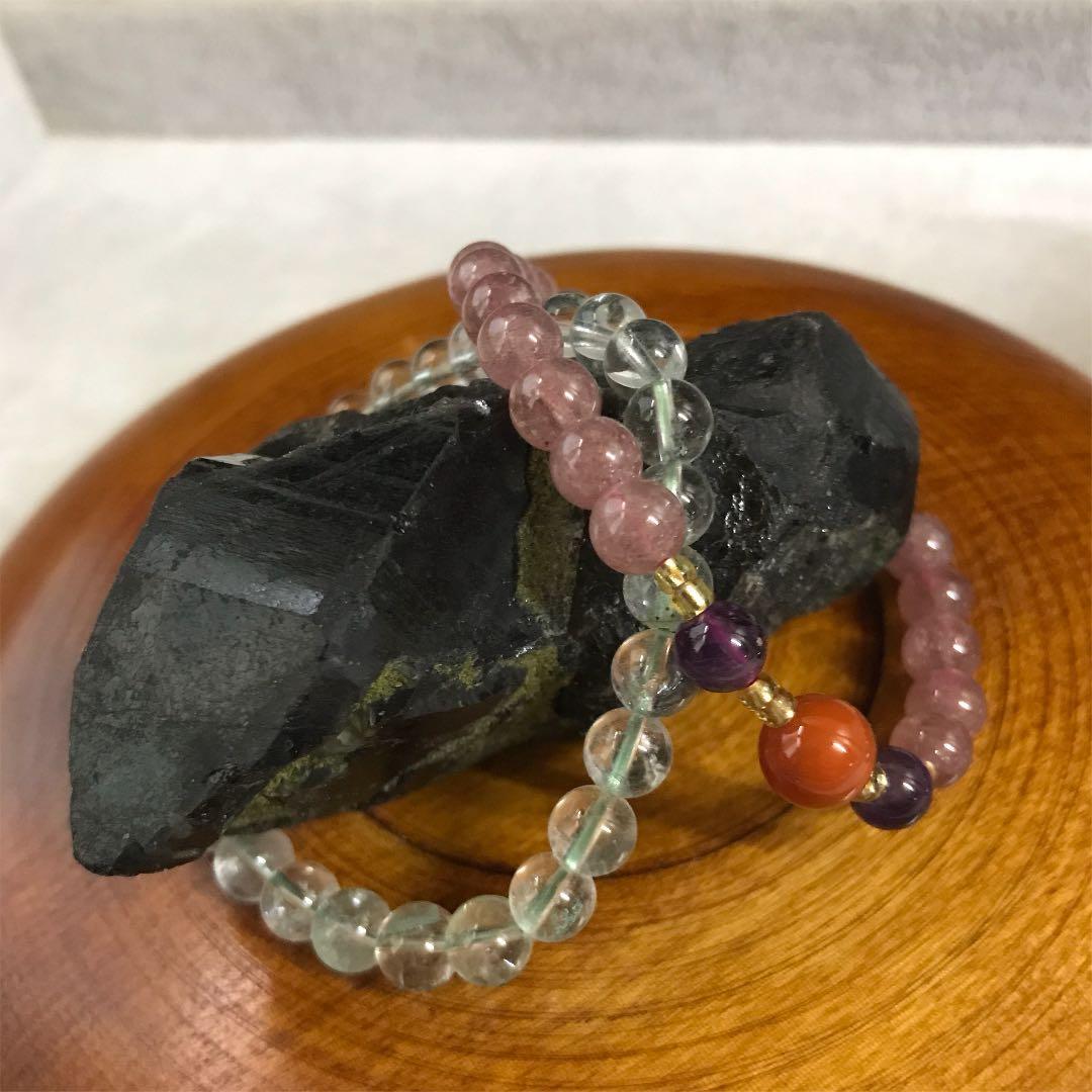 ★特別ご提供★最強の破邪✴︎浄化２石☆【黒水晶モリオンwithヒマラヤ水晶】❤