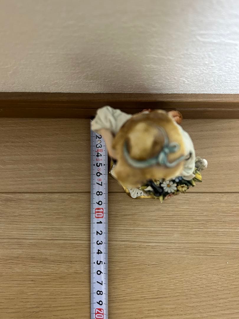 カポディモンテ 陶器 人形 置物 イタリア製 作家名入り