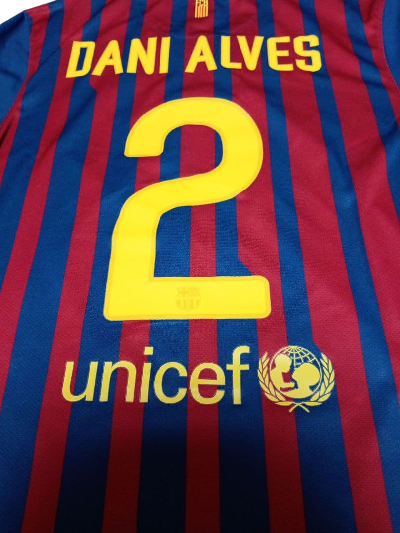 NIKE FC バルセロナユニフォーム ダニエルアウベス 古着
