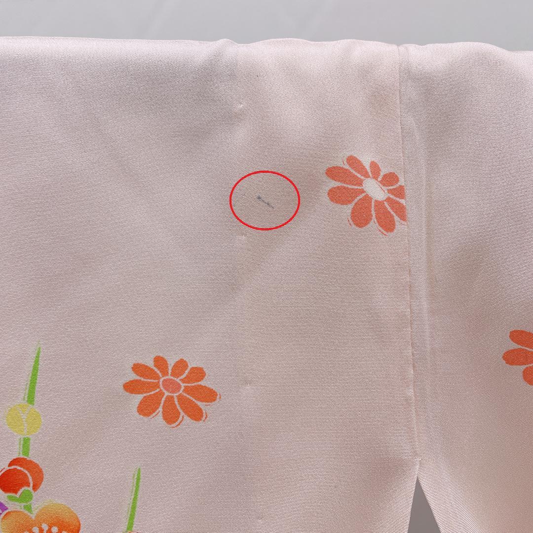 ★4035★ 子供着物 七五三 女の子 四つ身 単品 単衣仕立て