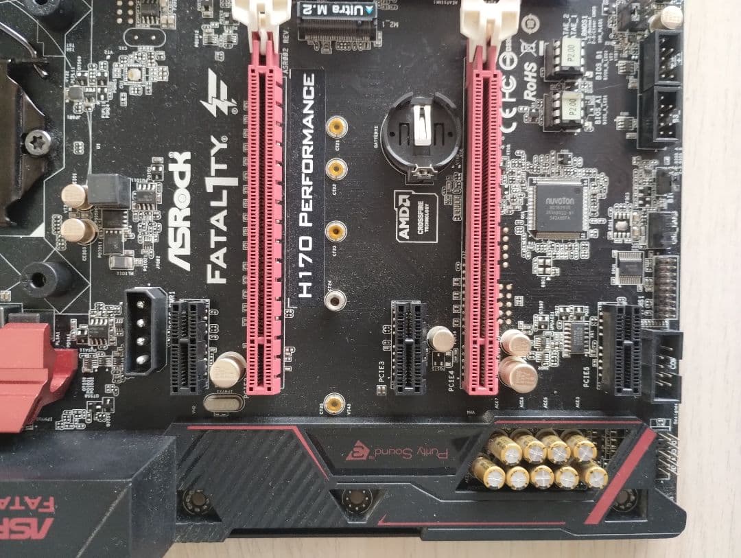 CPU： i7-6700K、MB：ASRock H170 PERFORMANCE