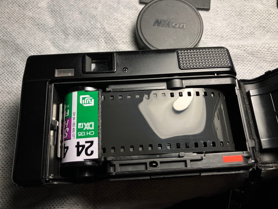 作例あり Nikon L35 AD ISO1000 フィルムカメラ 実用品