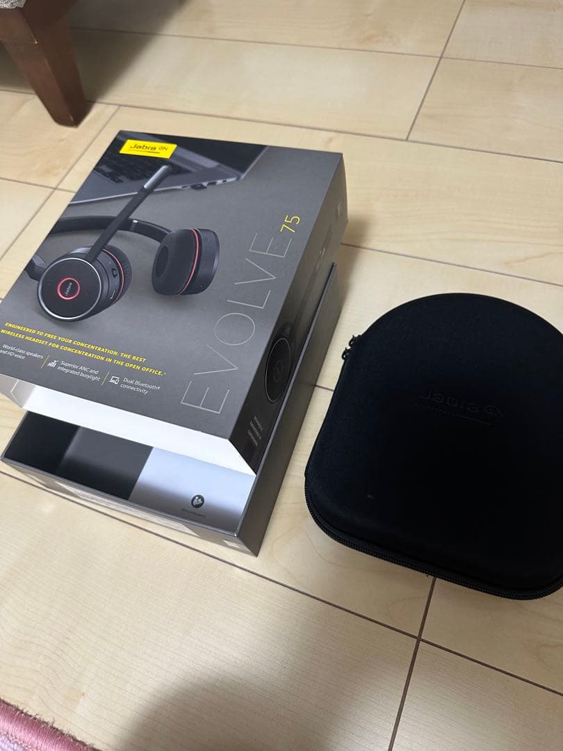 【新品未使用】Jabra Evolve 75 ワイヤレスヘッドホン