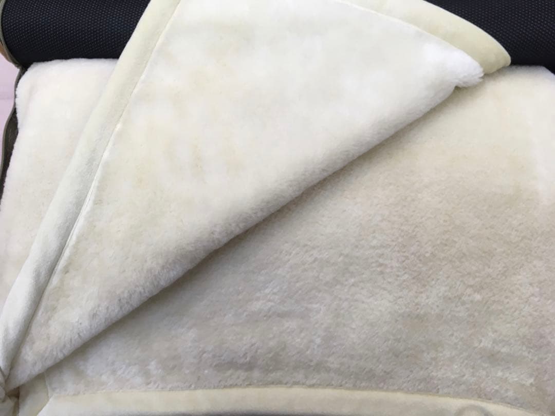 京都西川　高級モヘヤ毛布　シングル