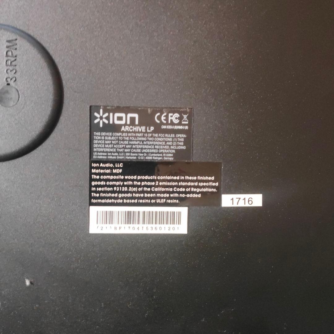その他 ION AUDIO ARCHIVE LP