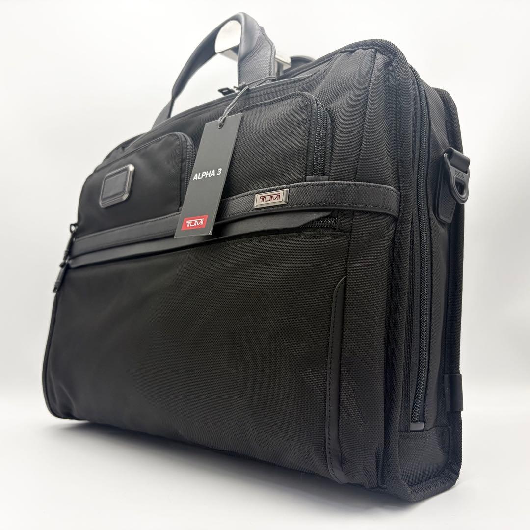 TUMI アルファ3 2way ブリーフケース ブラック A4・PC収納 メンズ