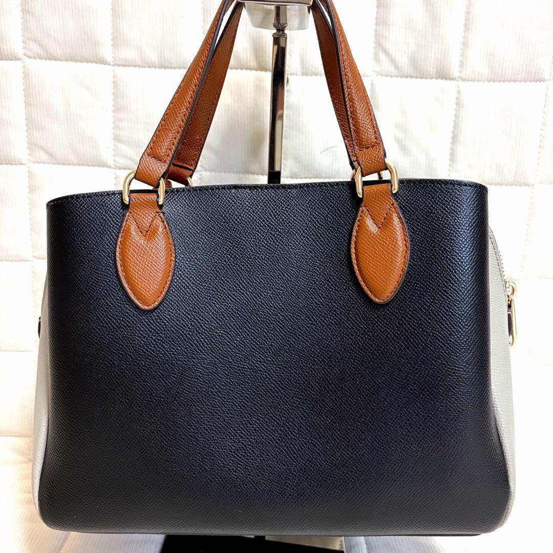 美品☆フルラ2way バイカラー　ミネルヴァトートS