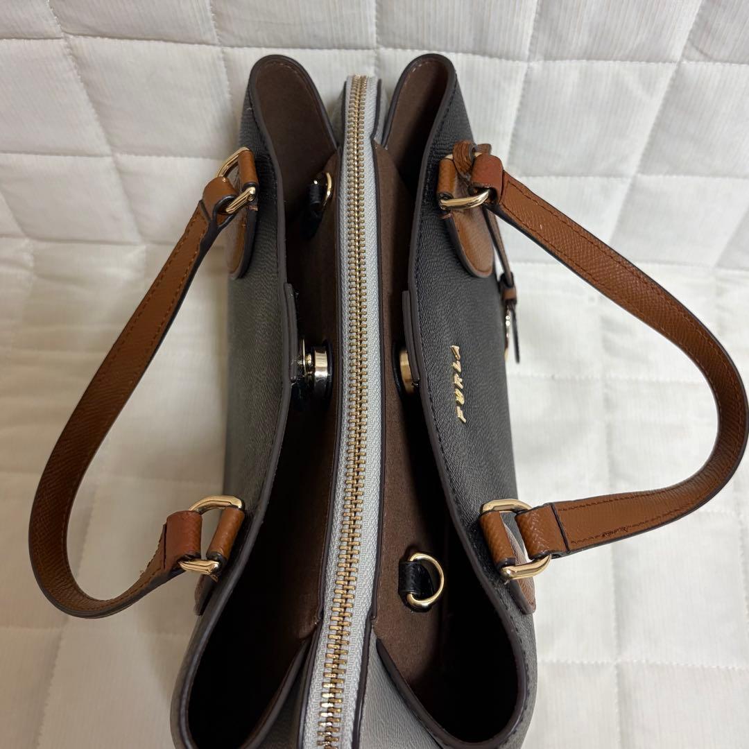 美品☆フルラ2way バイカラー　ミネルヴァトートS