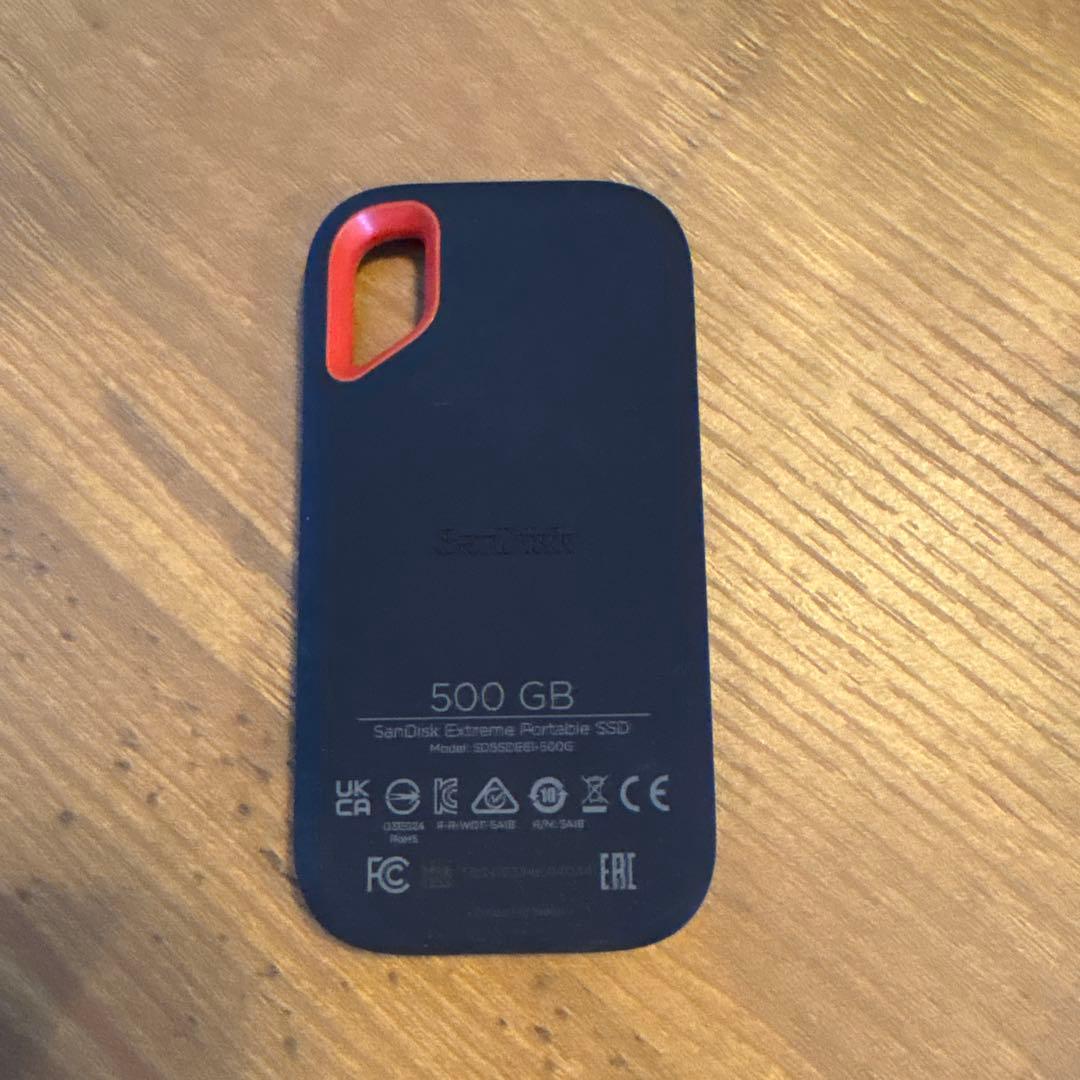 SanDisk Extreme ポータブルSSD 500GB