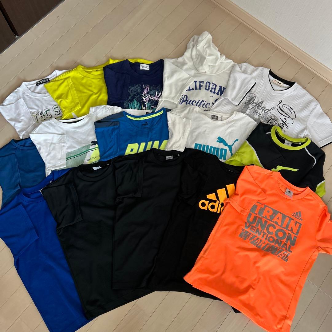ミズノ　プーマ　adidas他　160 男の子　30品　まとめ売り