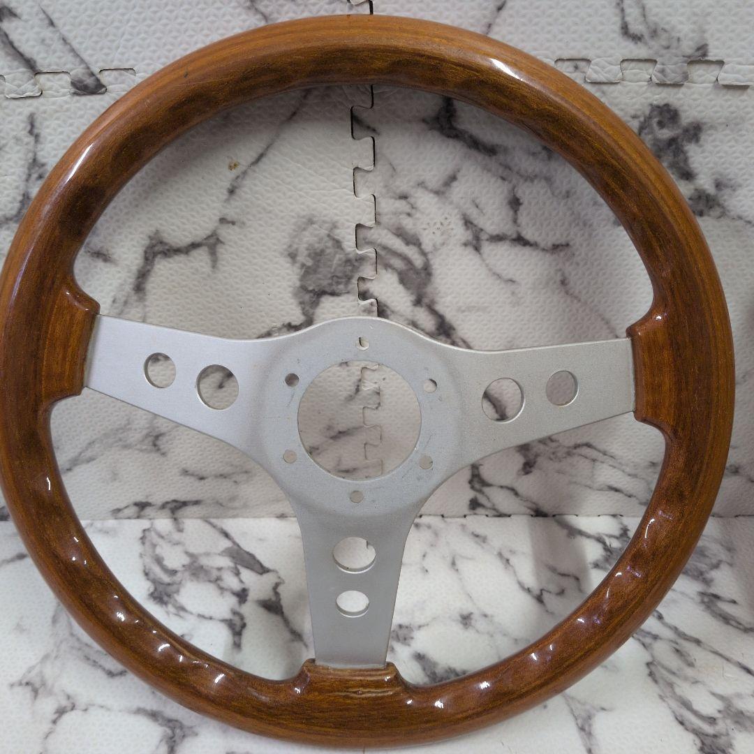 O.B.A ウッドステアリング　当時物