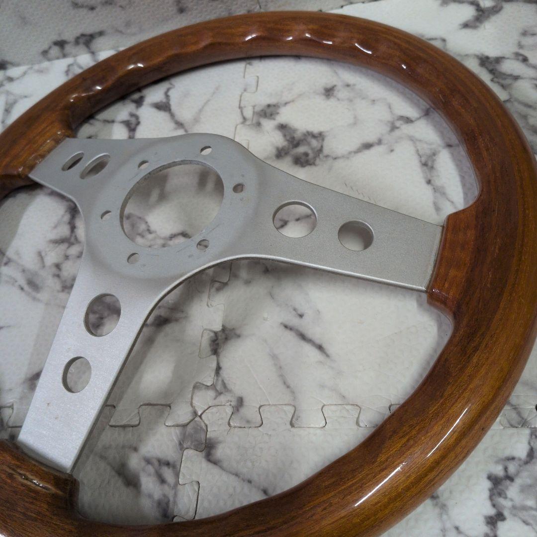 O.B.A ウッドステアリング　当時物