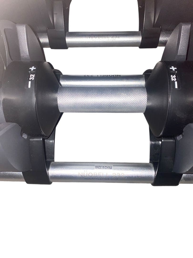 【良品】NUOBELL フレックスベル 32キロ2個、スタンド1/4梱包②