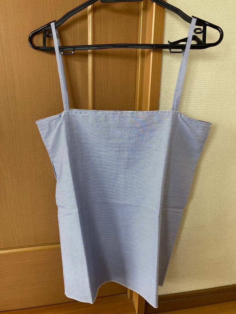美品❗️ダニエラグレジス　水色ストライプキャミソール