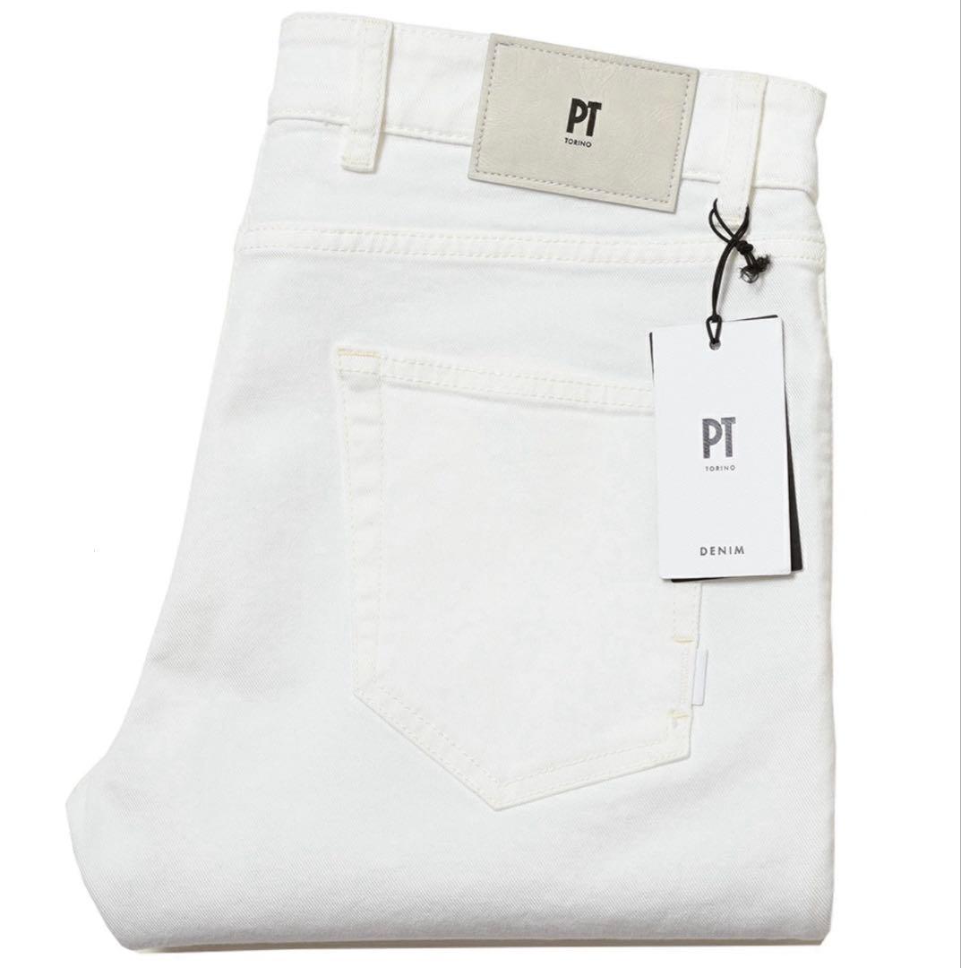 PT TORINO DENIM ホワイト 28
