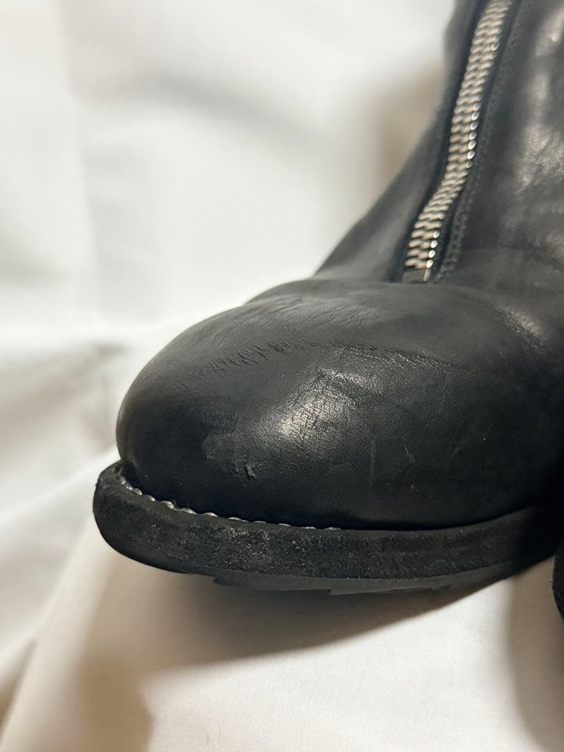 GUIDI グイディ PL1 フロントジップブーツ ホースレザー サイズ