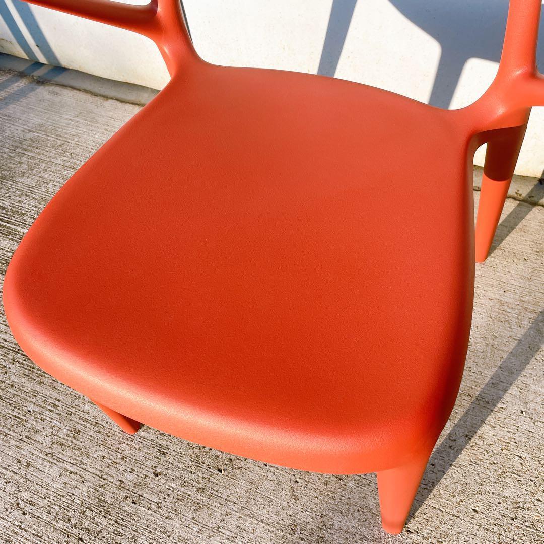 【未使用品】CHERRY エルパソ ダイニングチェア レッド 2脚セット①