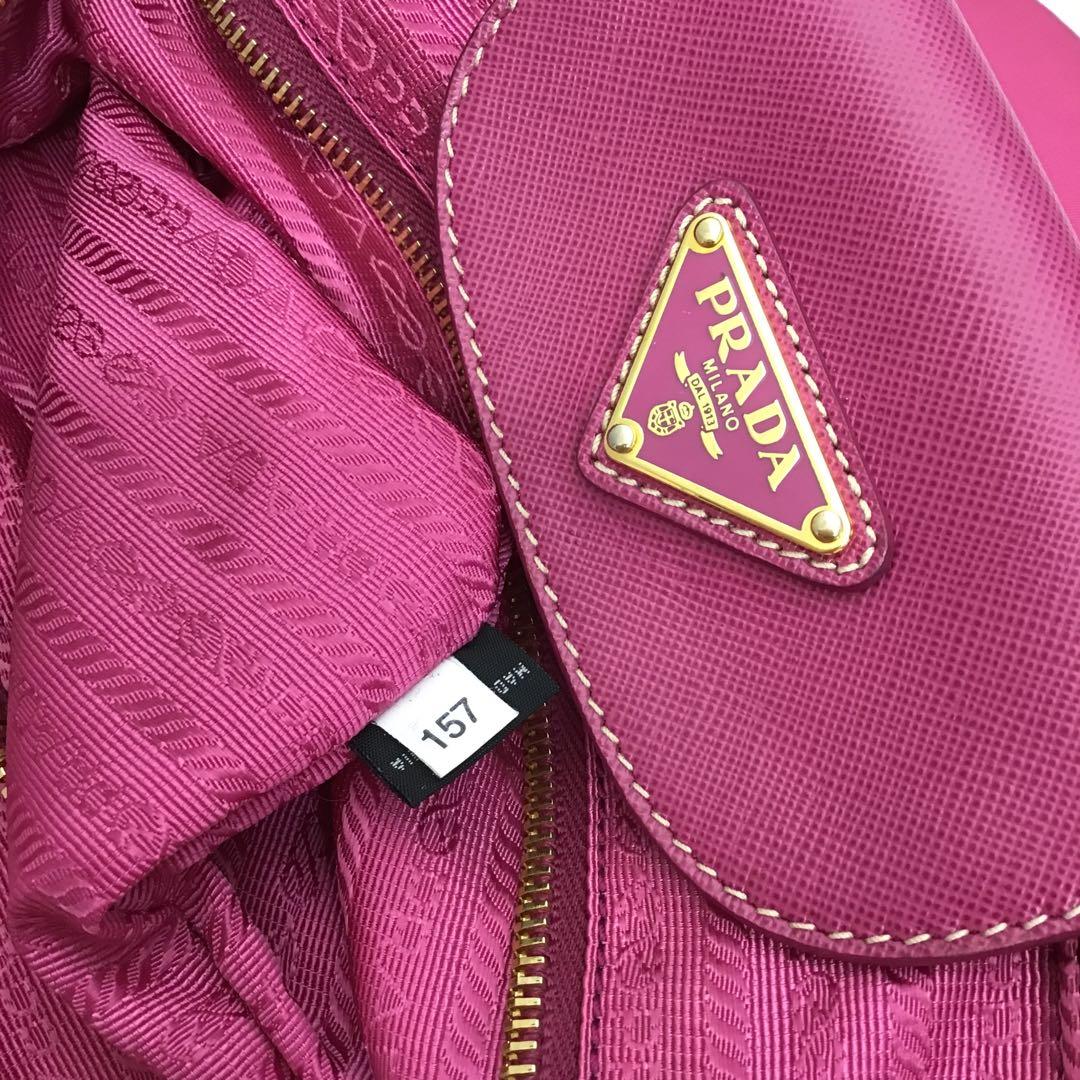 ❣️プラダ❣️2wayショルダーバッグ　ナイロンサフィアーノ　BN2106 ピンク