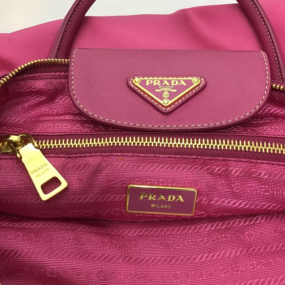 ❣️プラダ❣️2wayショルダーバッグ　ナイロンサフィアーノ　BN2106 ピンク