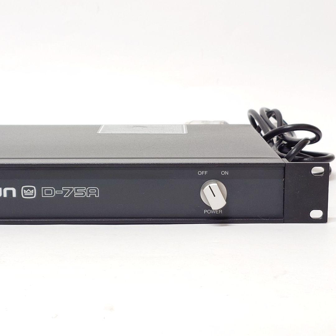 【美品】CROWN D-75A パワーアンプ D75A クラウン