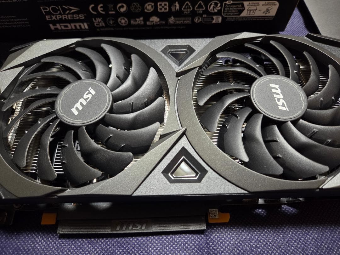 グラフィックボード・グラボ・ビデオカード MSI GeForce RTX 3060 VENTUS 2X 8GB