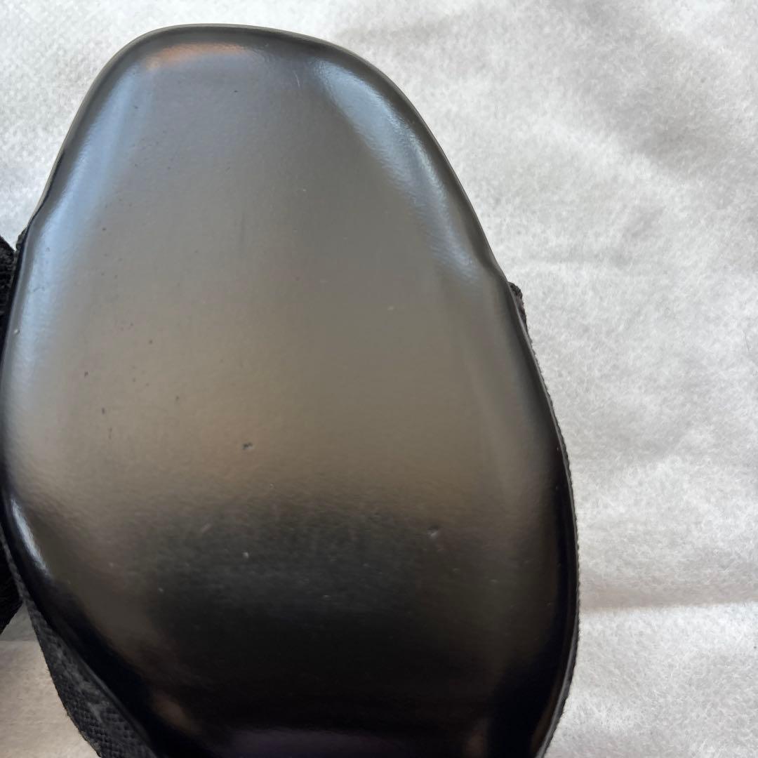 Louis Vuitton ブラック ミュール リボン付き 35.5