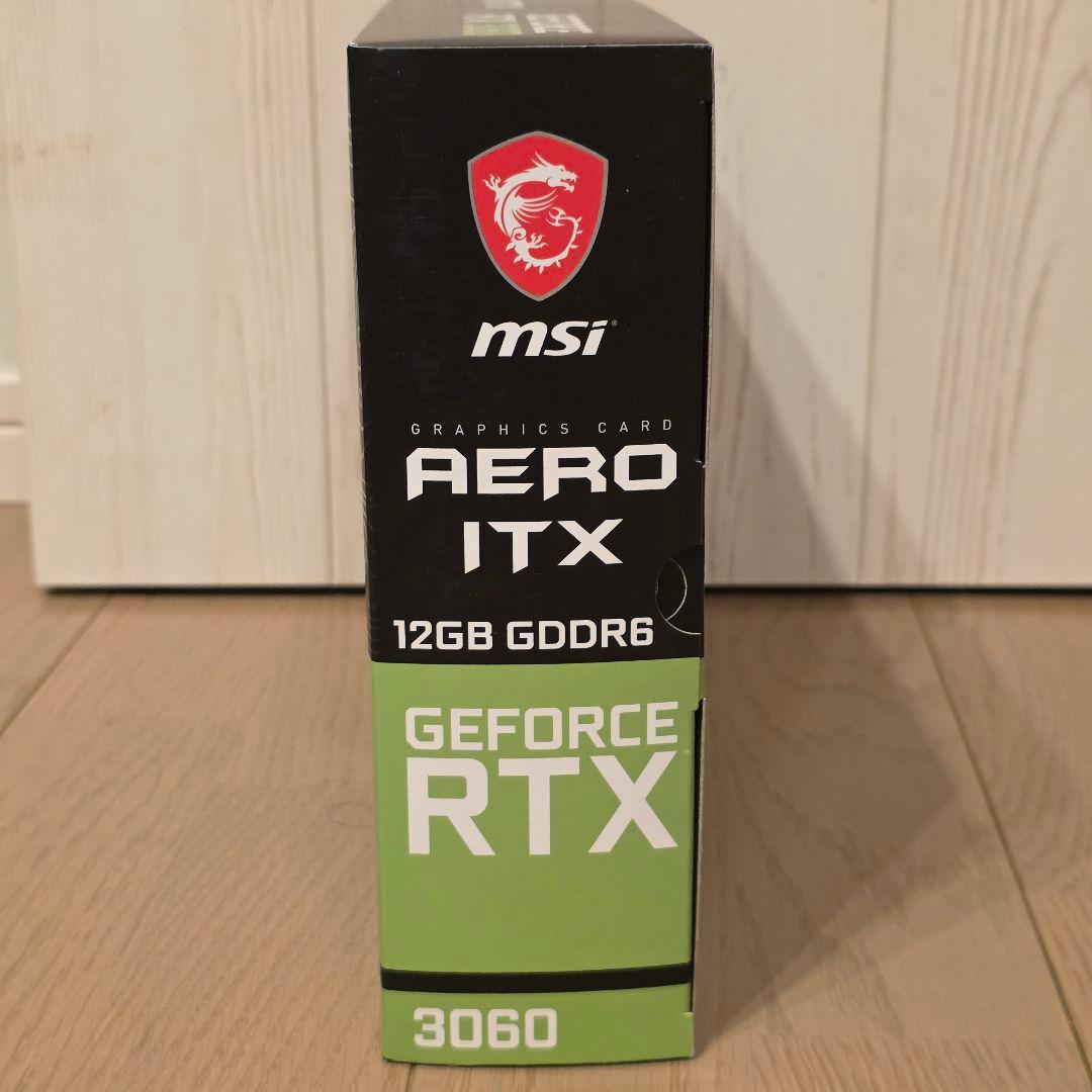 グラフィックボード・グラボ・ビデオカード MSI GeForce RTX 3060 AERO ITX 12G VD7870