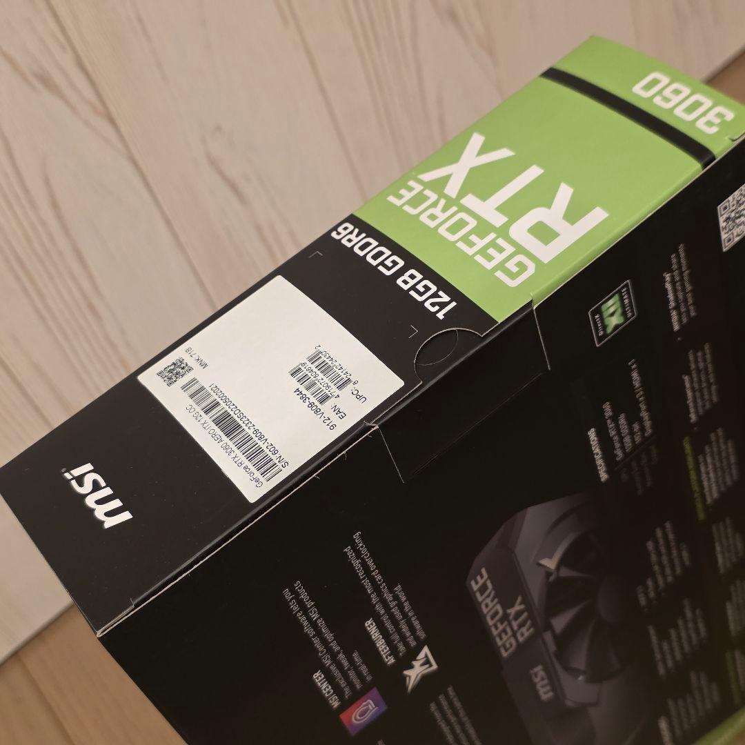 グラフィックボード・グラボ・ビデオカード MSI GeForce RTX 3060 AERO ITX 12G VD7870