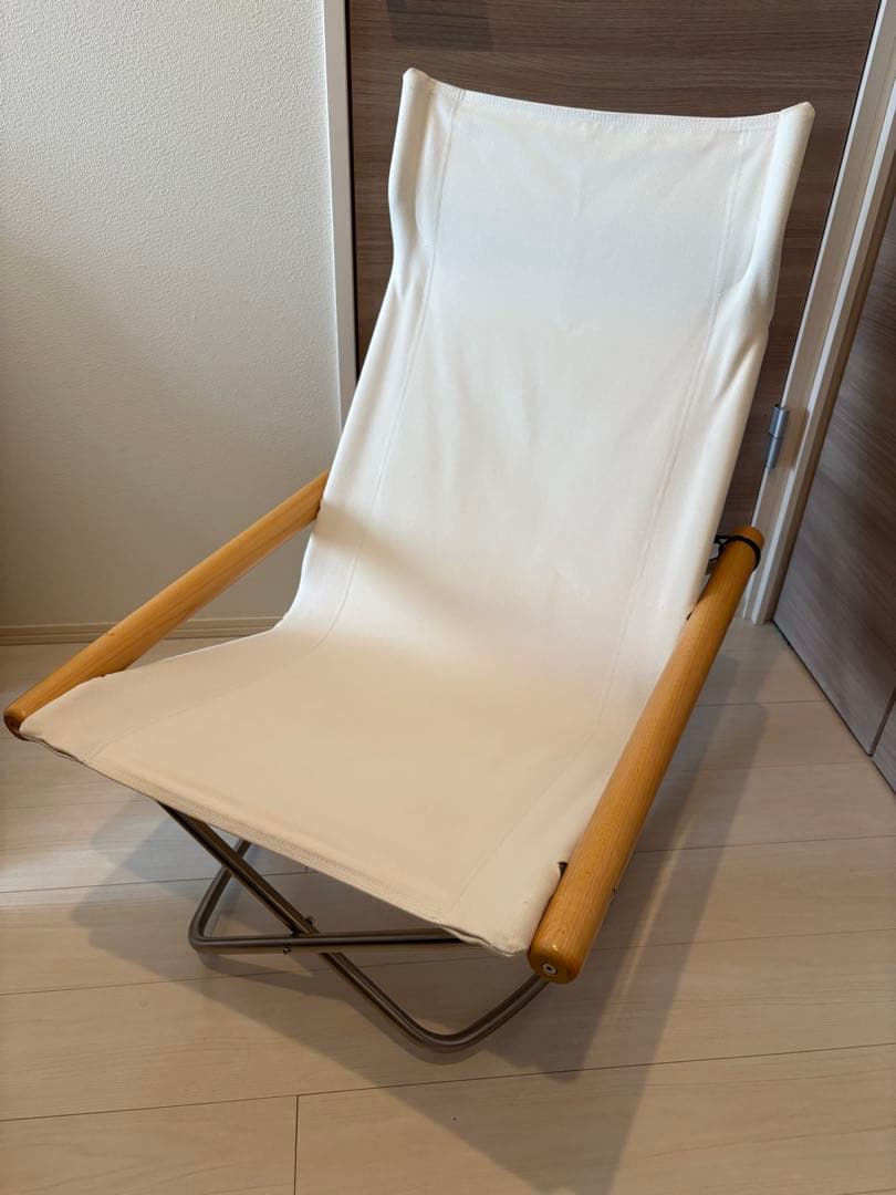 ニーチェア Ｘ ロッキング　nychair x　ナチュラル／ホワイト