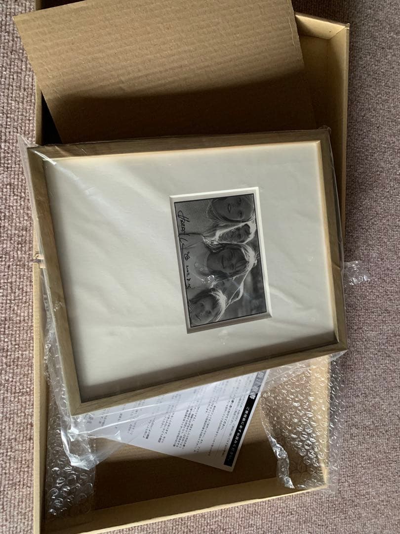 ハービー山口サイン入りポストカード額装