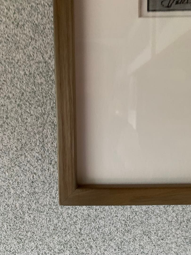 ハービー山口サイン入りポストカード額装