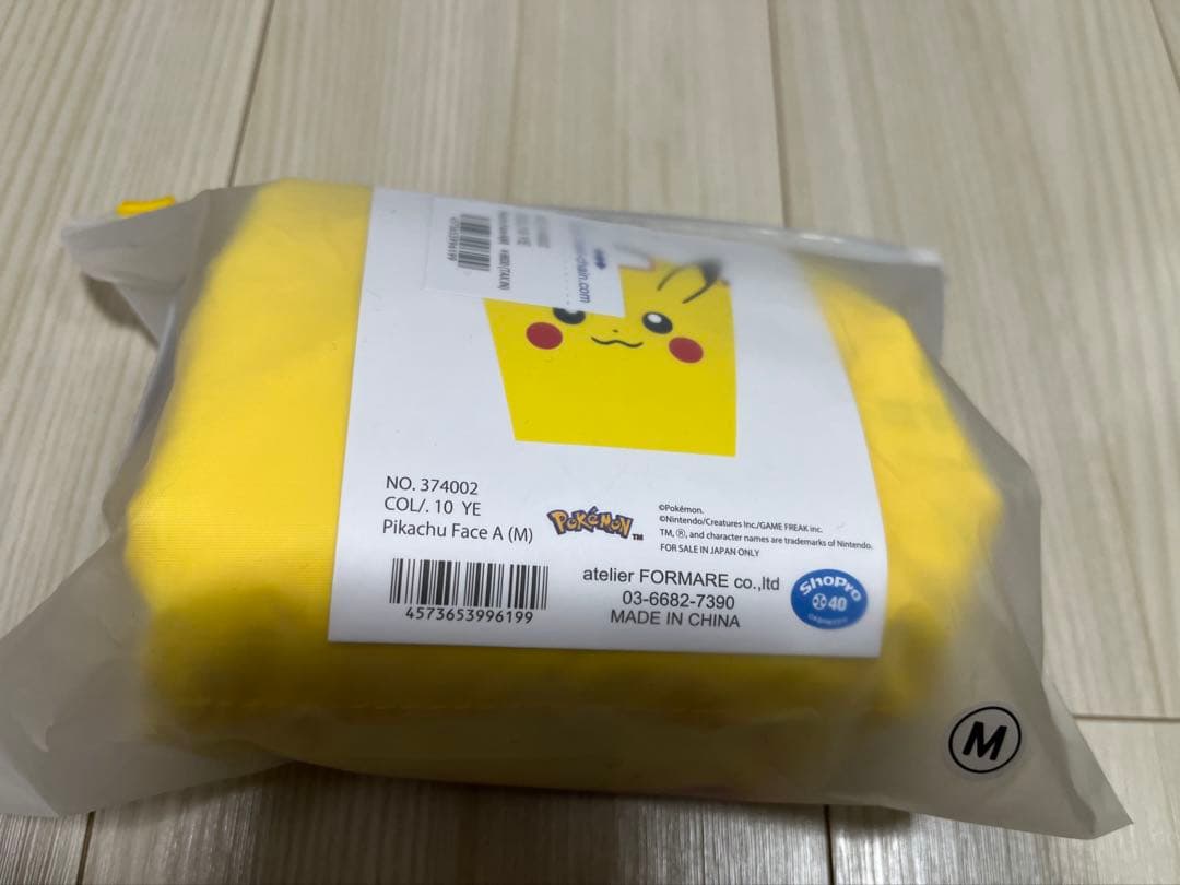 ボールアンドチェーン　ポケモン ピカチュウ コラボ トートバッグエコバッグ M