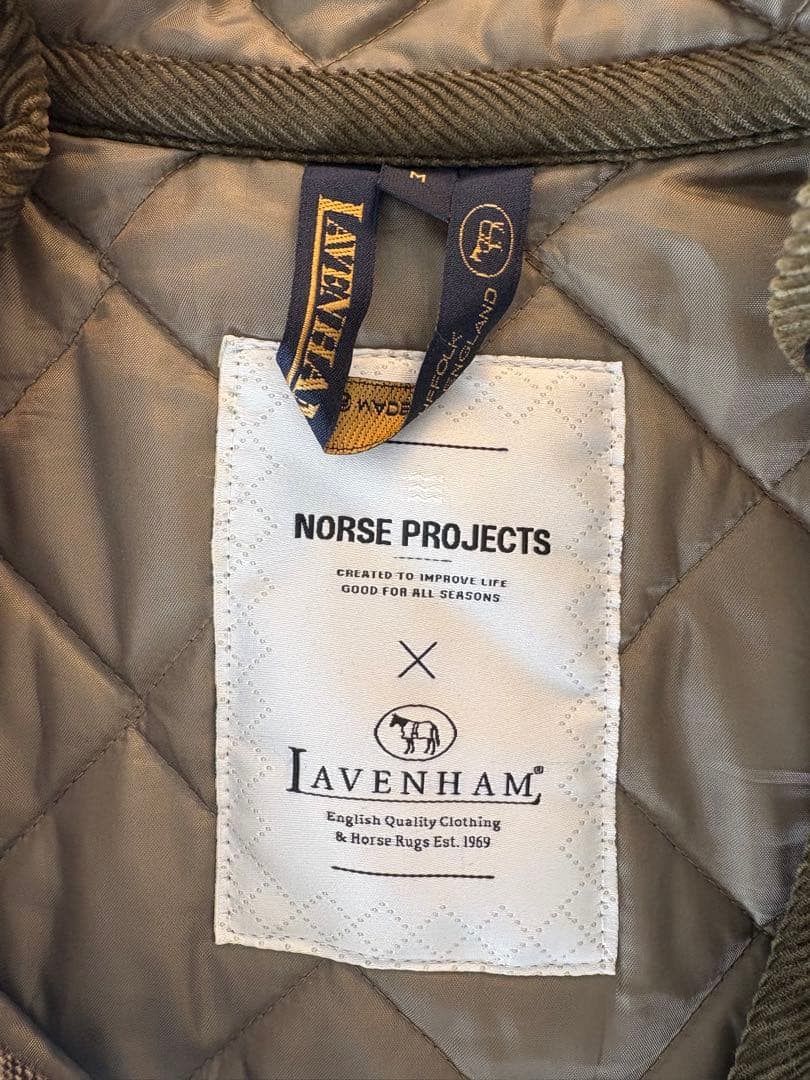north projects × lavenham キルティングベスト　レア