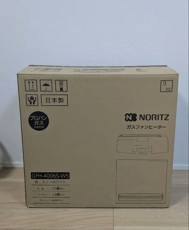 美品 ノーリツ ガスファンヒーター GFH-4006S-W5