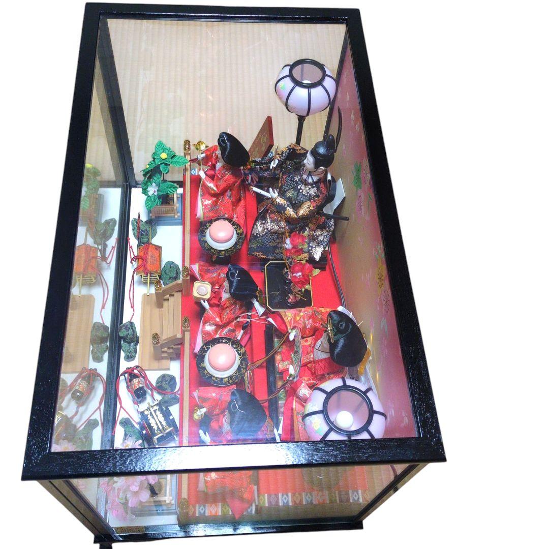 雛人形セット 伝統的な五人装飾付き