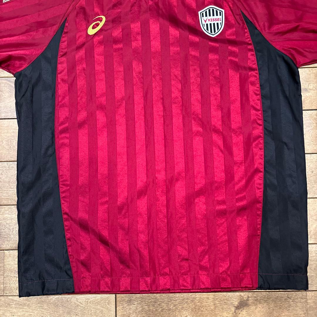 【極美品】ヴィッセル神戸 ピステ上下 セットアップ ナイロン アシックス XL