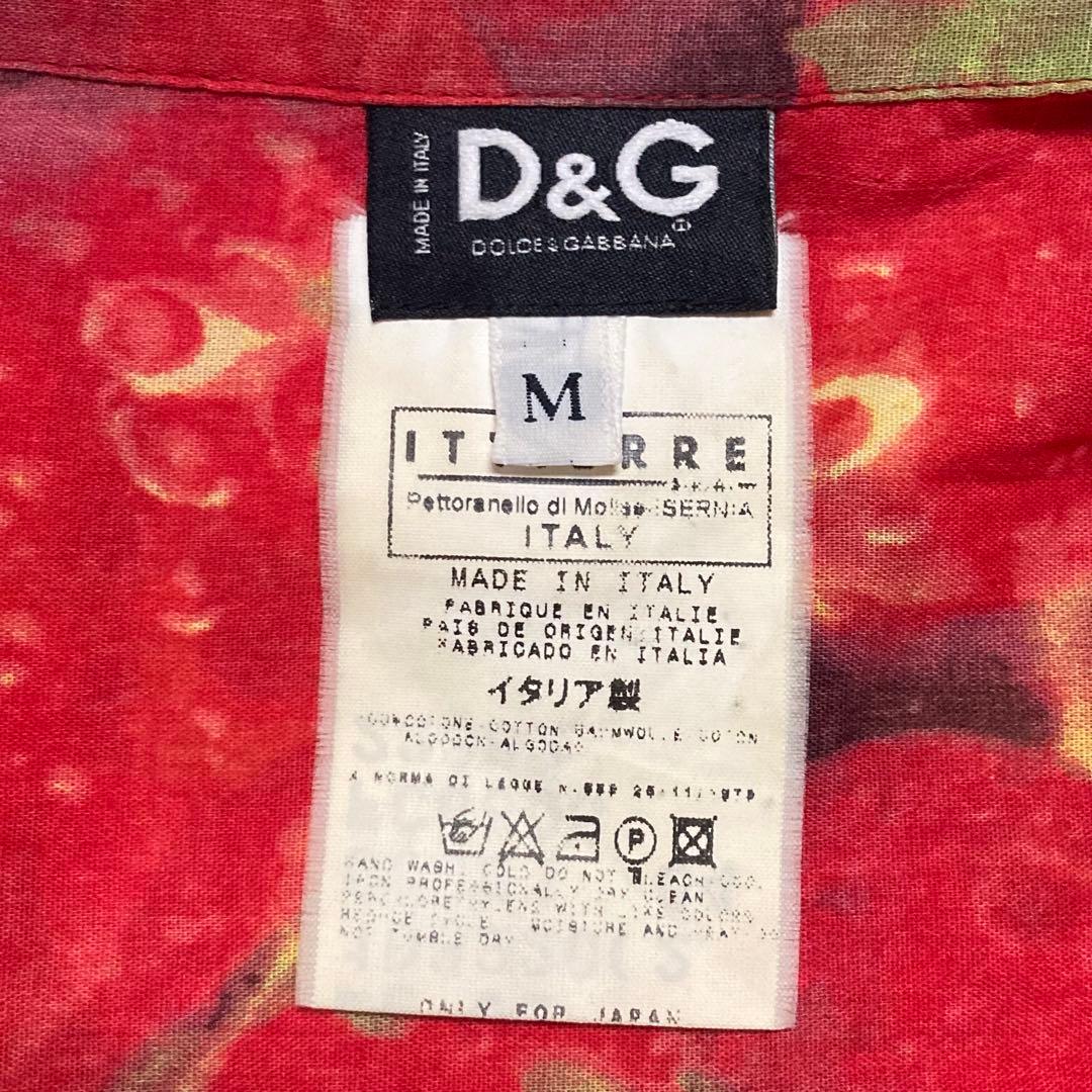 【希少デザイン】　ドルチェアンドガッパーナ D&G 長袖　シャツ　いちご総柄　M