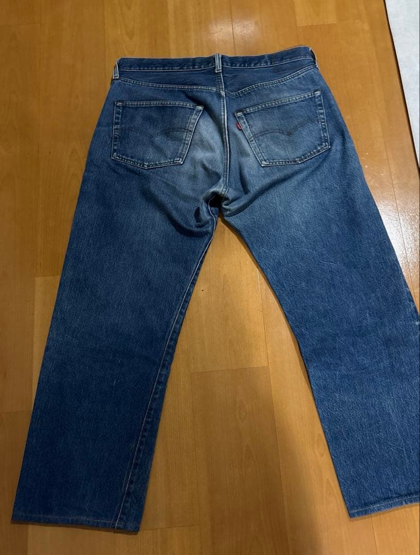 色落良ヴィンテージLEVI'S501赤耳実寸Ｗ34L27