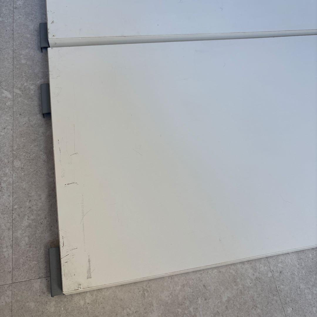 突っ張りシェルフ　幅90x奥行40cm用　追加棚　アイボリー　②