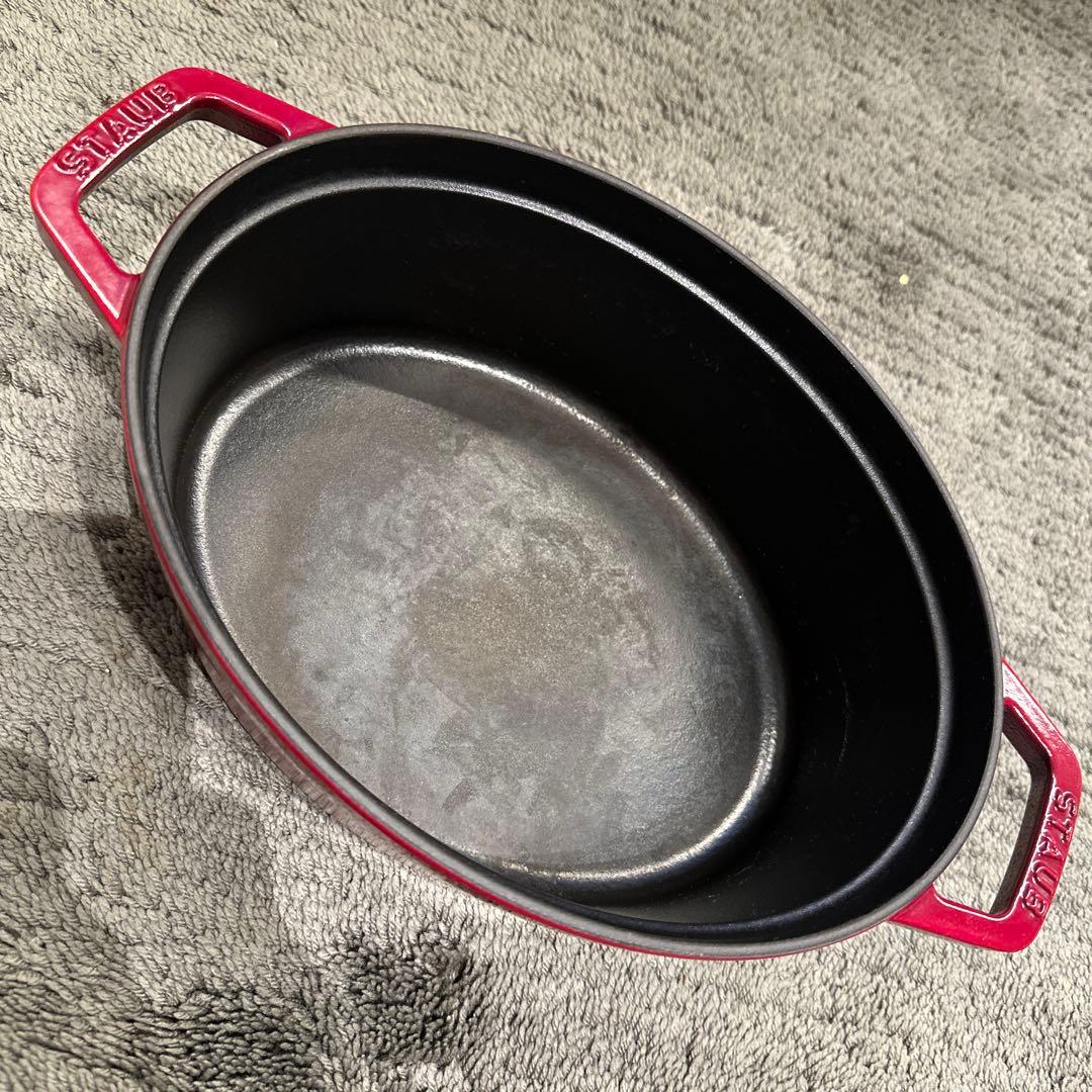 ストウブ LA COCOTTE 27cm 両手鍋 チェリー/レッド